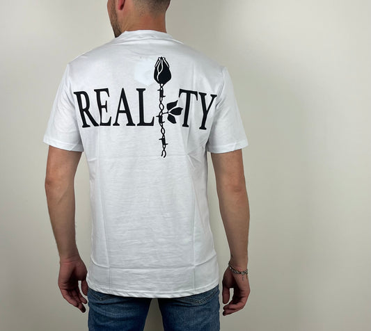 T-shirt Blanc "REALITY"